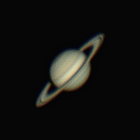 Saturn mit Blick auf das Ringsystem